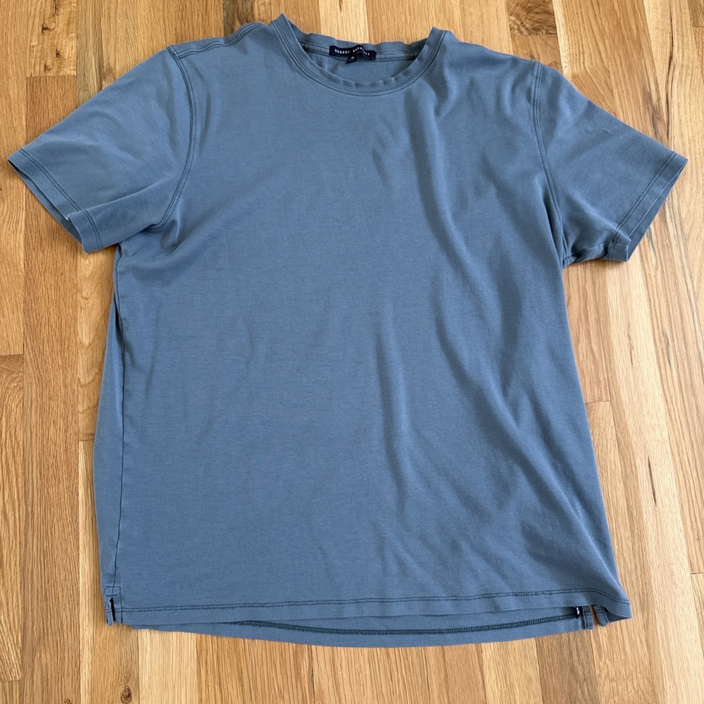 Robert Barakett T-Shirt Men's Pima Cotton Crew Neck Short Sleeve Olive Size XL